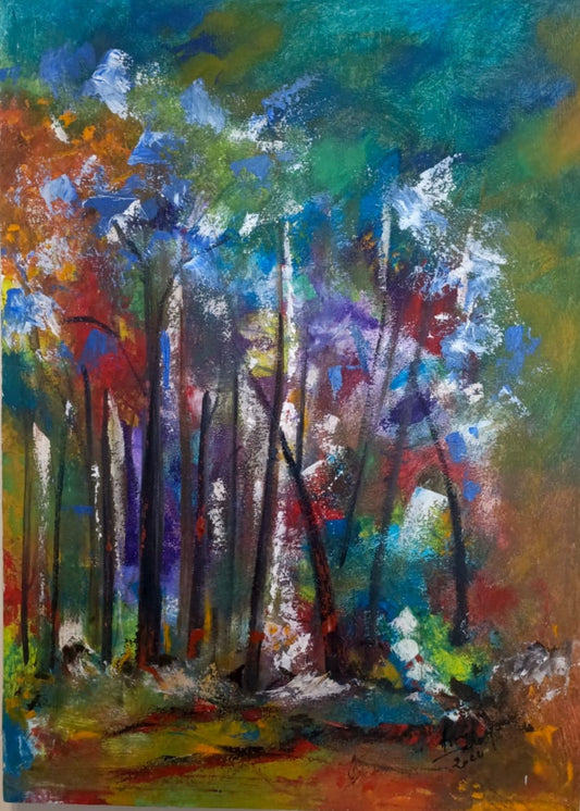 "BLUE WOOD" By Toni Al Maalouf