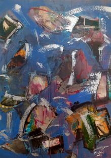 "FRAGMENTS IN BLUE"  By Toni Al Maalouf